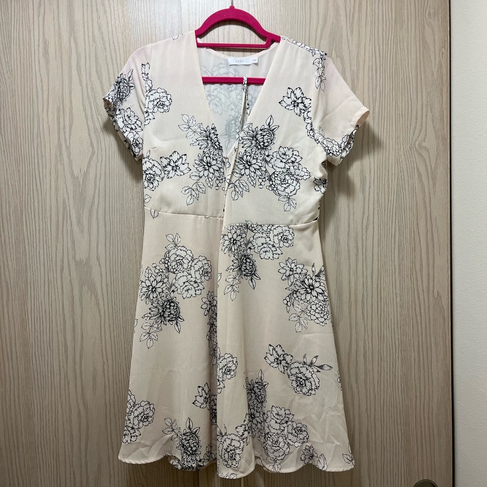 Lush Pink Floral Dress